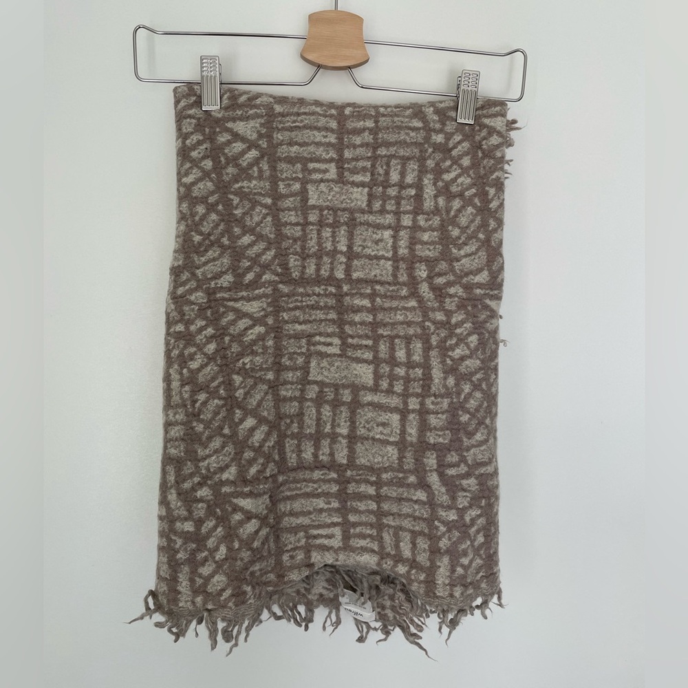 Wilfred Brown Geometric Scarf